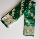 Royal Banarasi Bridal Saree ,Green Elegance
