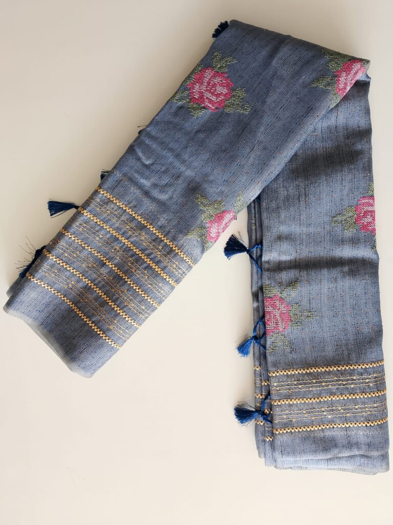Midnight EleganceBangalore Silk Saree