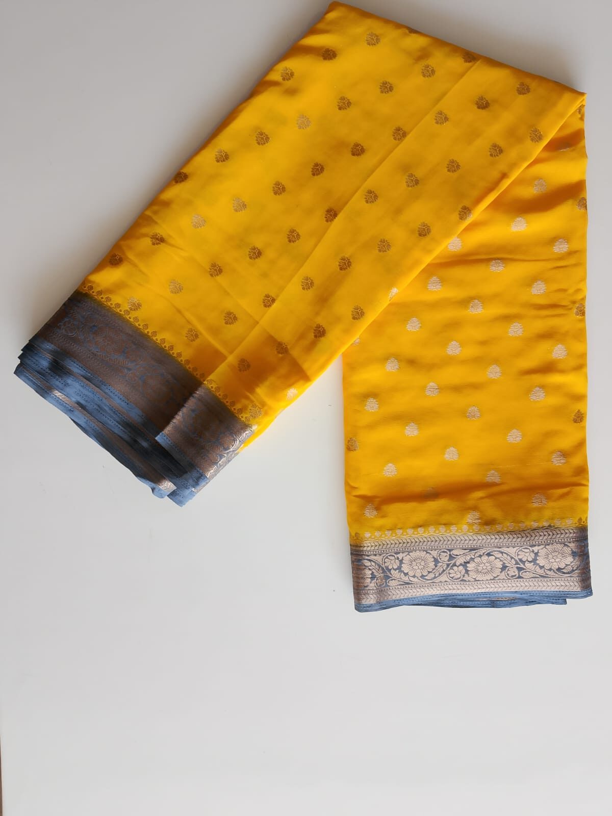 Crimson Cascade  Bangalore Silk Saree