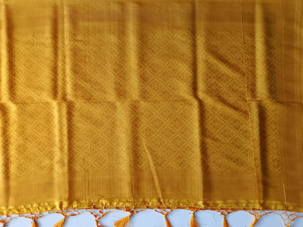 Sunrise Serenity – Bangalore Silk Saree