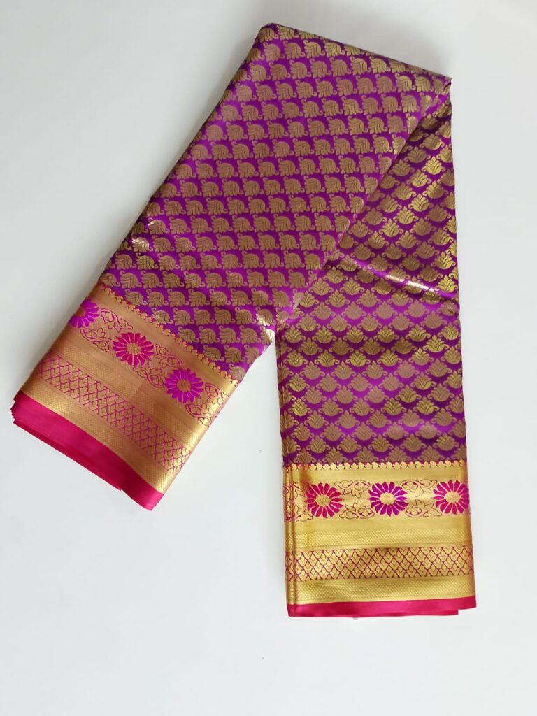 Elegant Bangalore Silk  by Juss Apparels