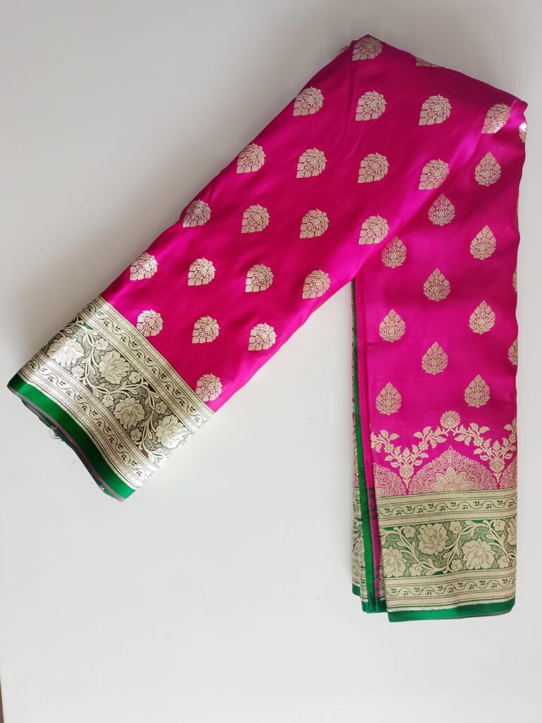 Elegant Banarasi Bridal Saree Juss Apparels