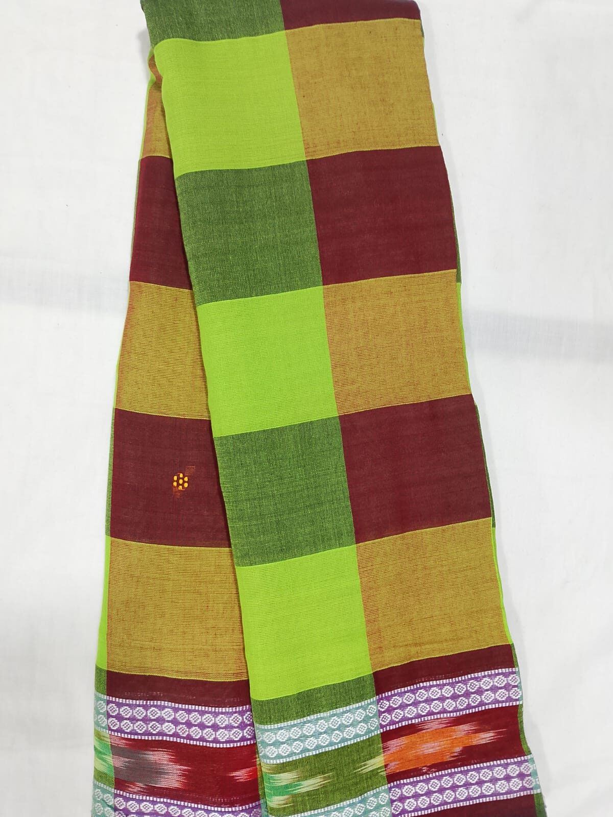 Sambalpuri Cotton Saree – Premium Ikat