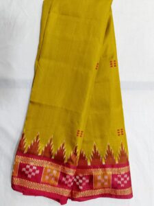 Sambalpuri Patta Saree – Handwoven Unfolded