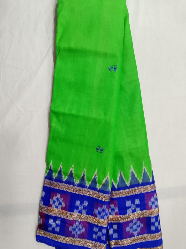 Juss Apparels Sambalpuri Silk Patta Saree – Handwoven Elegance from Odisha