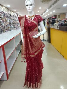ZariGlow Bangalore Silk by Juss Apparels