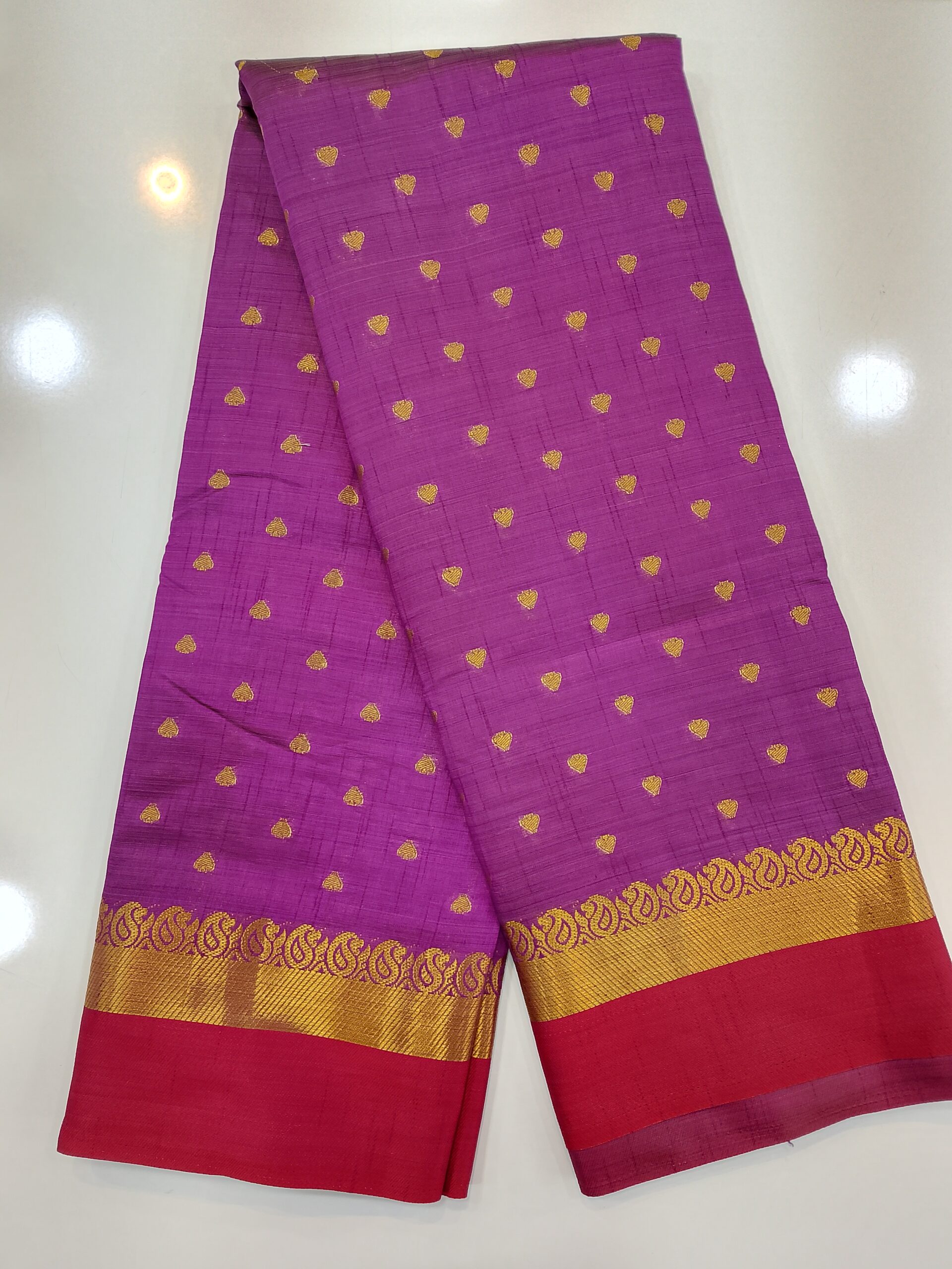 Elegant Bangalore Silk Saree by Juss Apparel