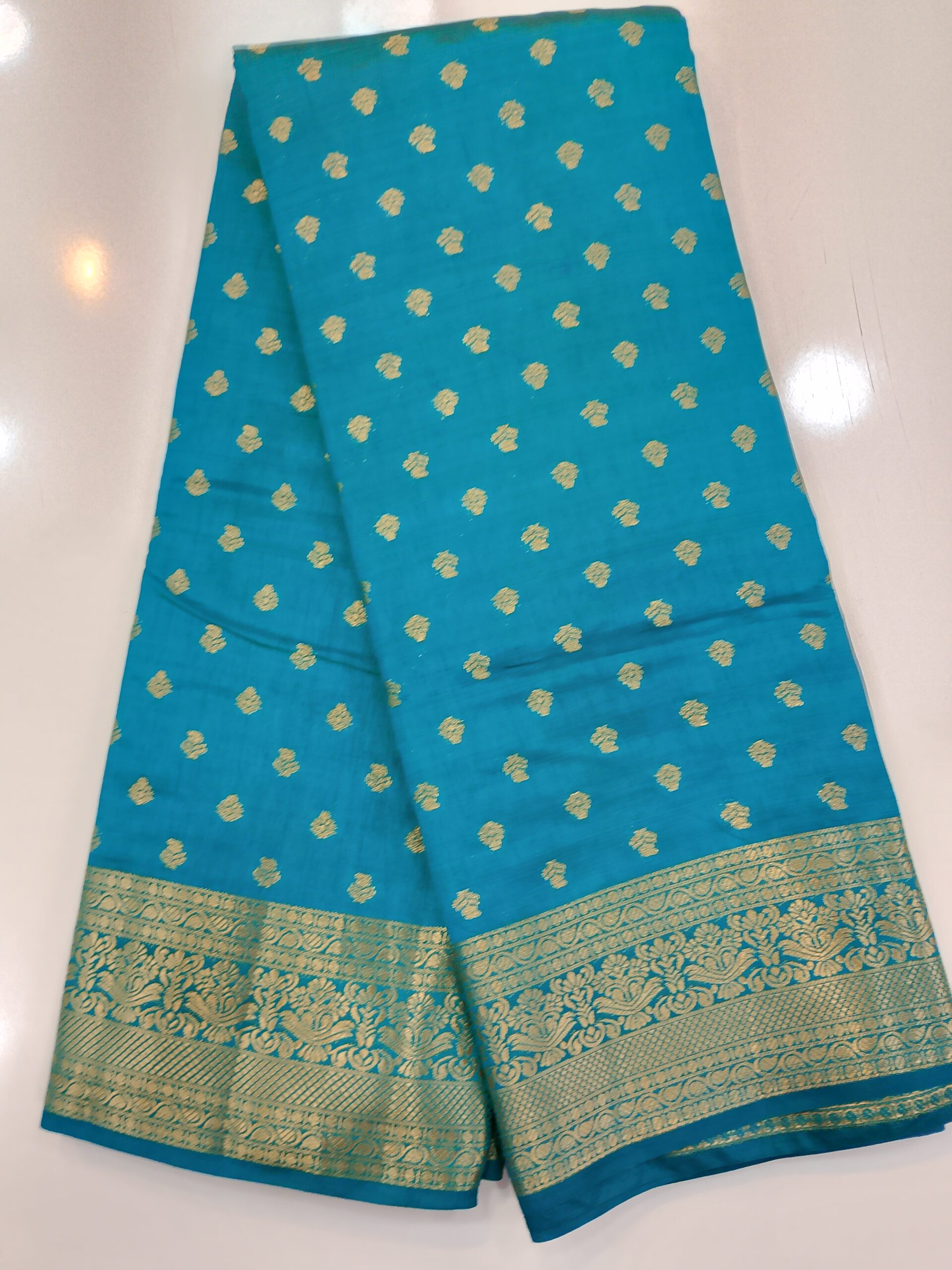 Elegant Bangalore Silk Saree, Juss Apparels