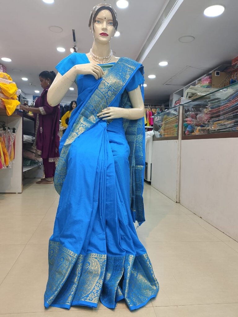 Elegant Traditional WearBangalor Silk Saree