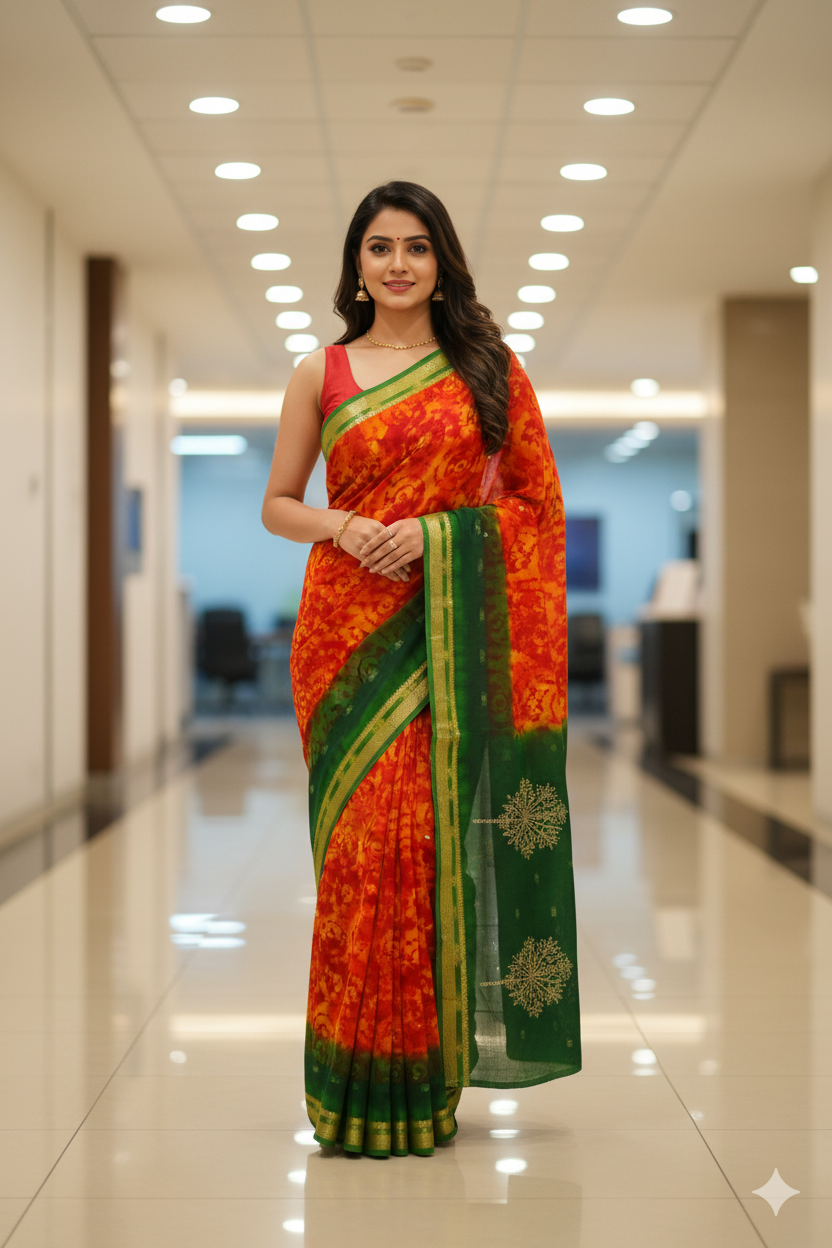 Elegant Juss Apparels Cotton Saree JCS45