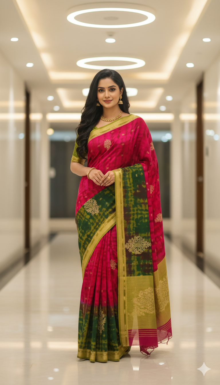 Elegant Cotton Saree JCS48 by Juss Apparels