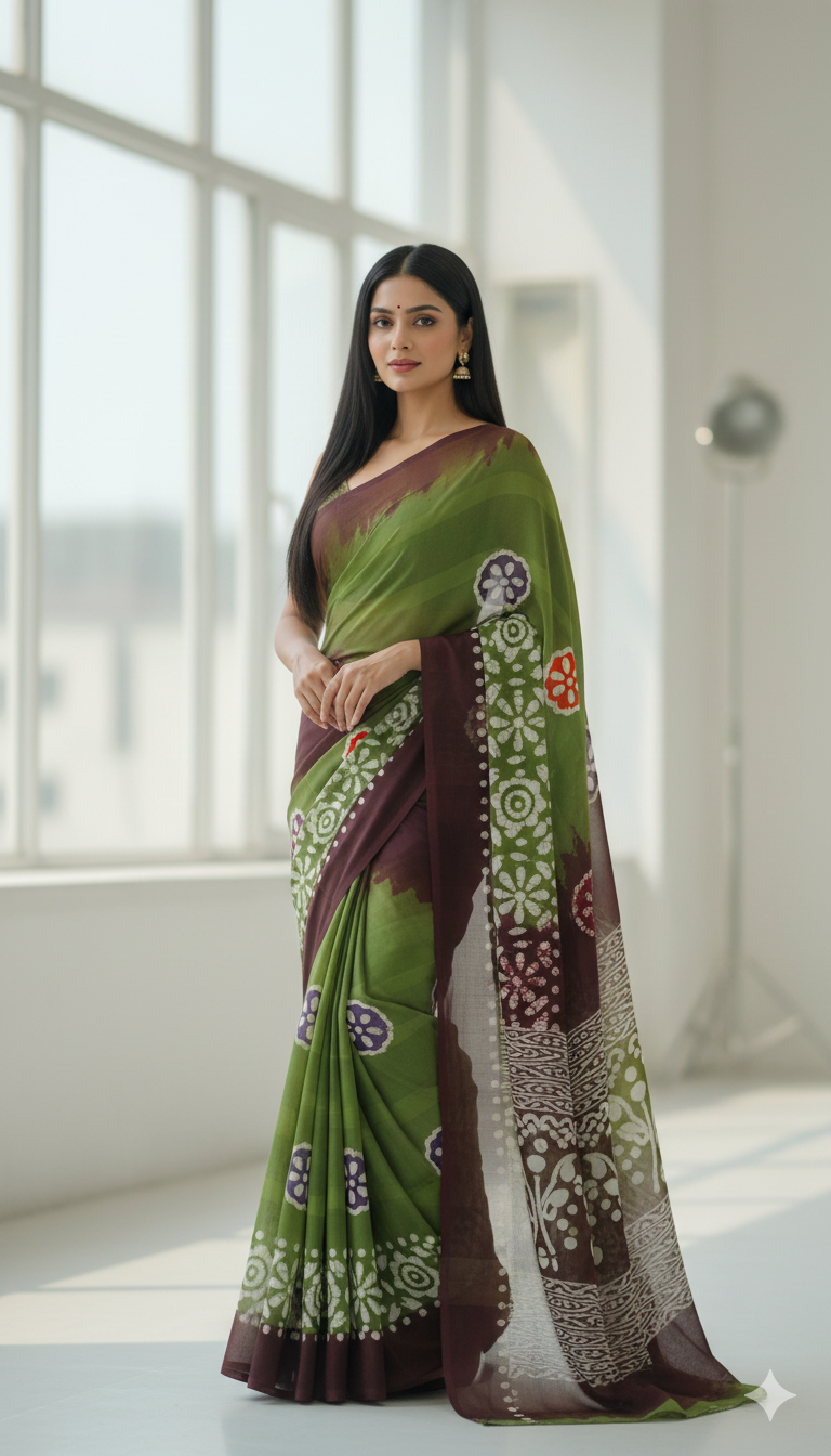 Elegant Timeless Cotton Saree Juss Apparels