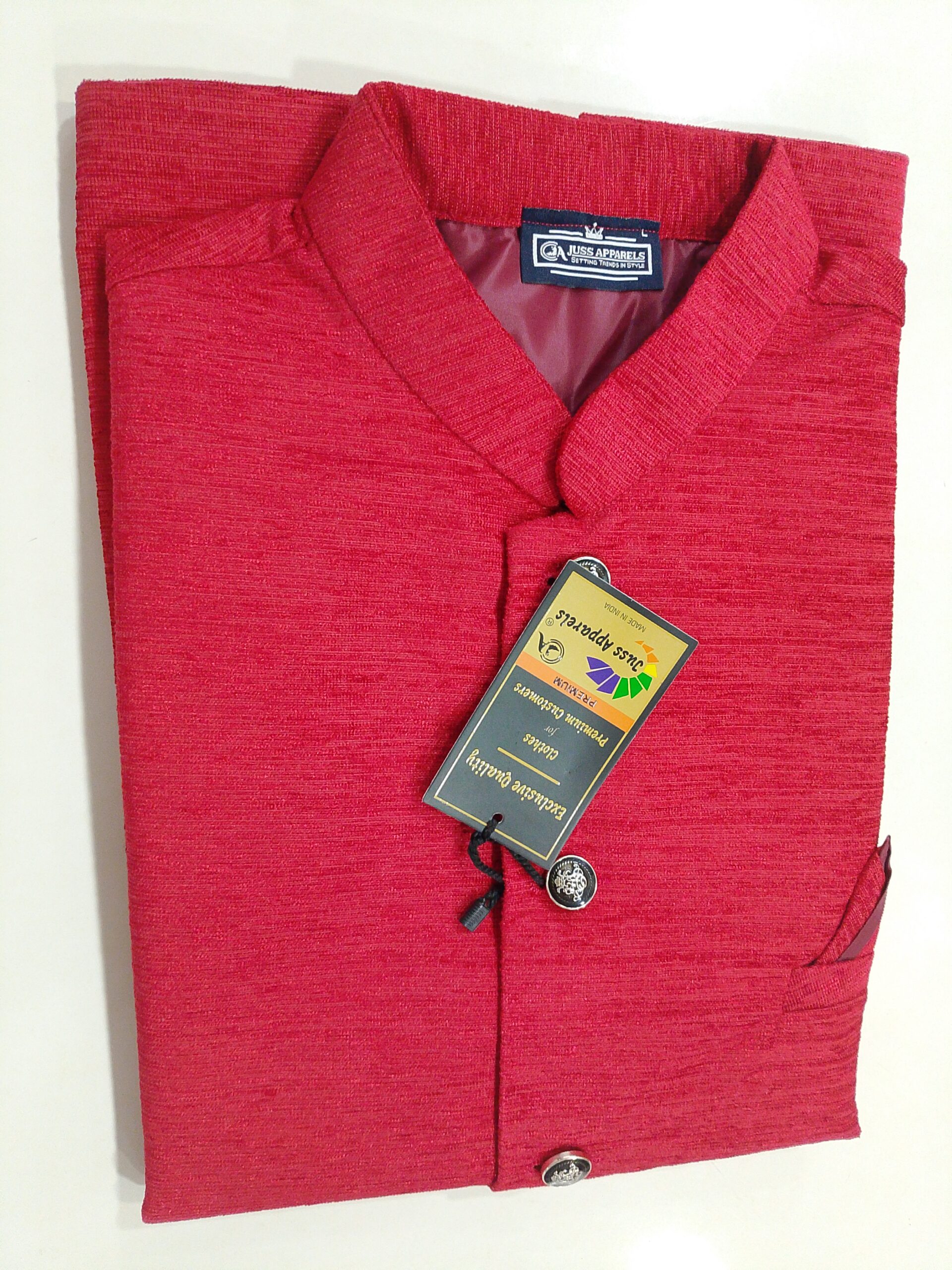 Nehru Jacket by Juss Apparels Timeless Style