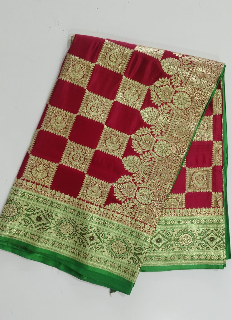 Banarasi Bridal Saree,Handwoven Elegance