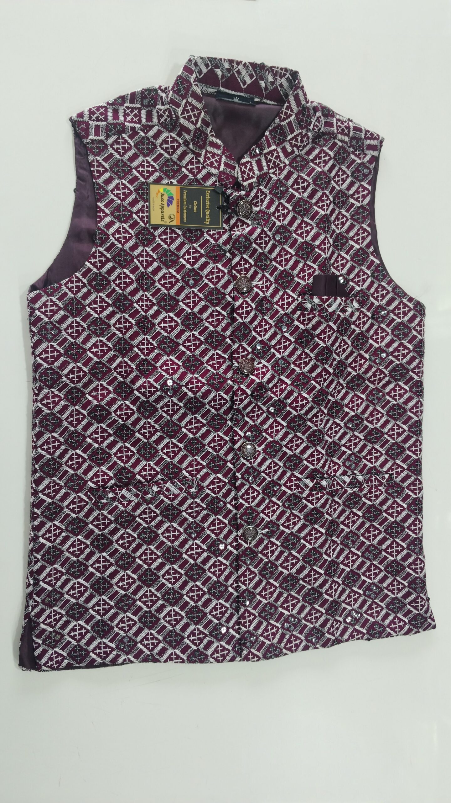 Classic Nehru Jacket JNHJ78 – Elegant Ethnic