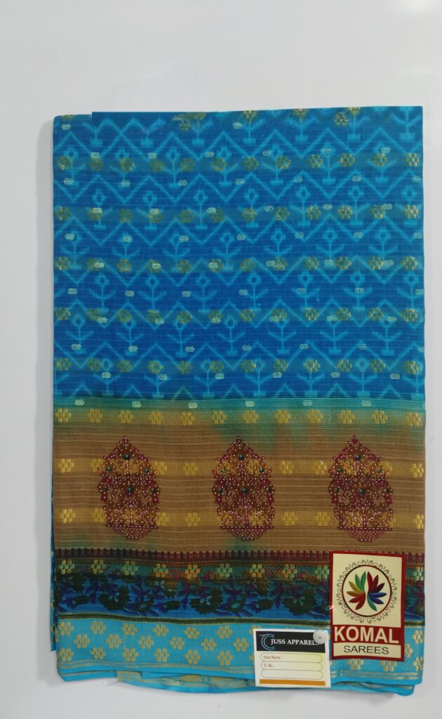 Stylish Cotton Saree by Juss Apparels JCS249