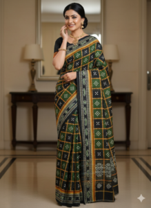 Classic Cotton Saree | Elegant Handloom