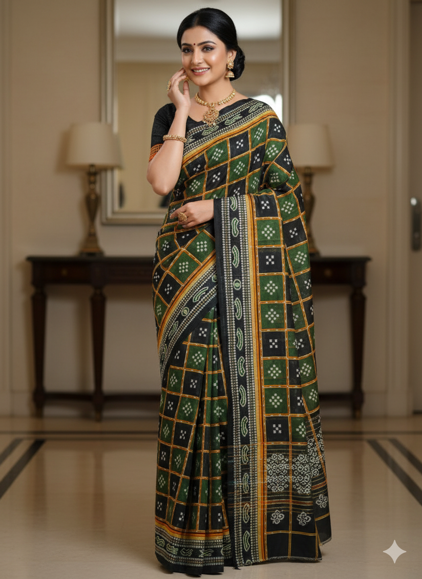 Classic Cotton Saree | Elegant Handloom