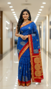 Everyday Elegance Cotton Saree-Juss Apparels