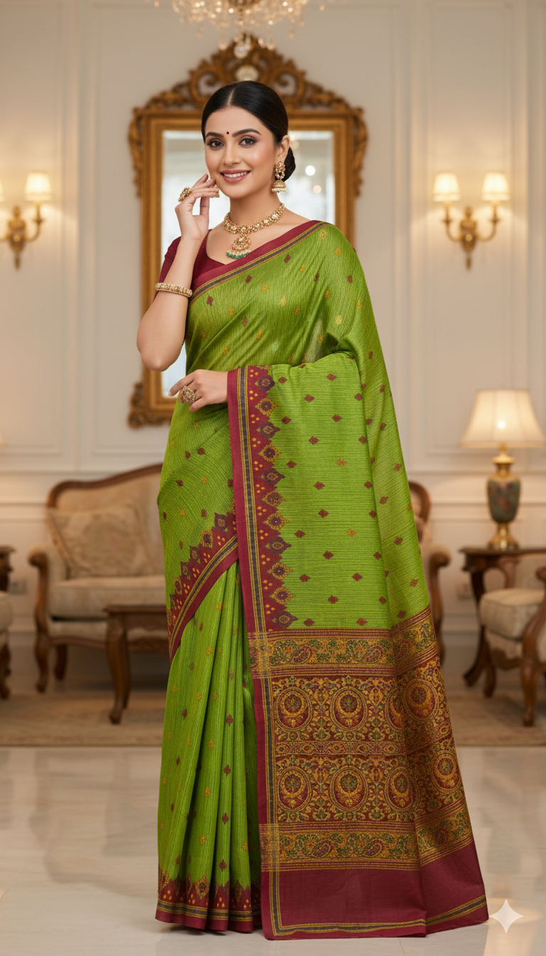Elegant Cotton Saree by Juss Apparels– JCS94