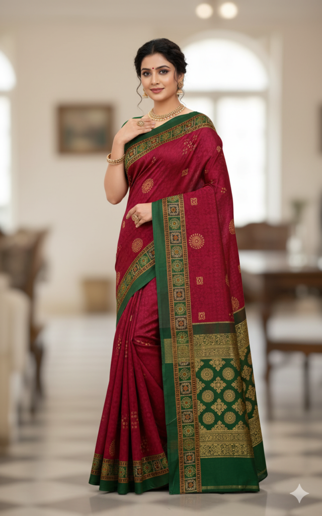 Elegant Handwoven Cotton Saree  Collection
