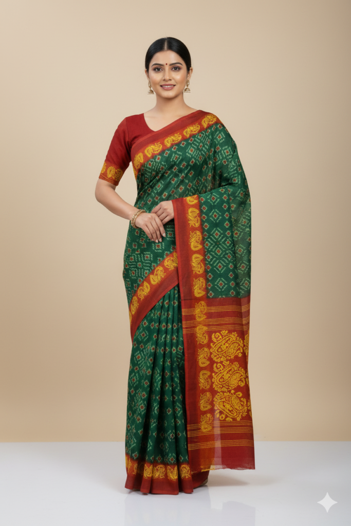 Premium Cotton Saree for Daily & Festive Use