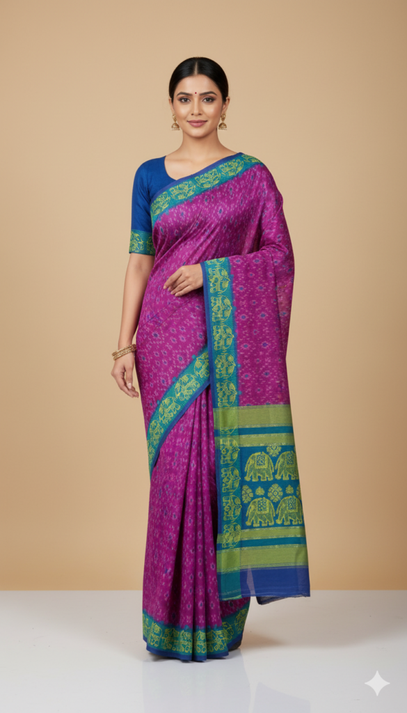 Premium Cotton Saree Graceful & Comfortable