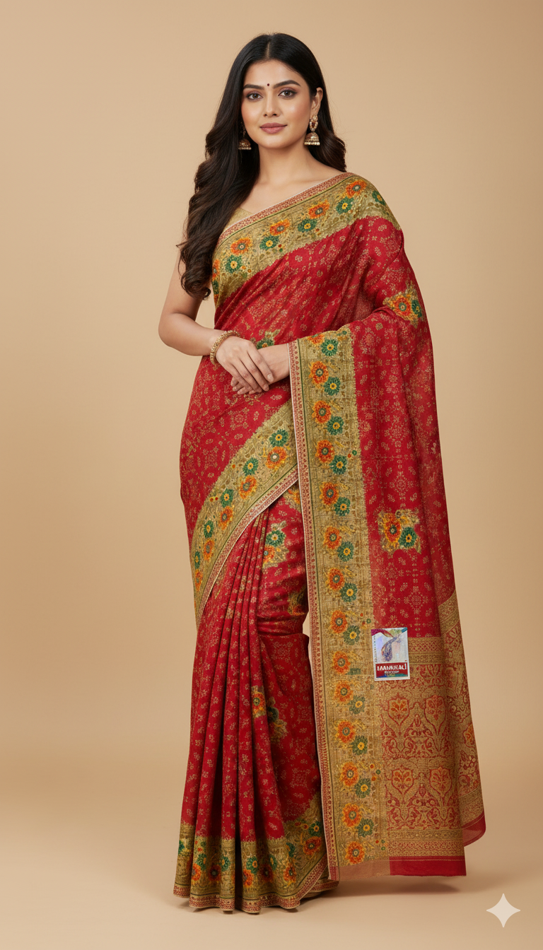 premium handloom cotton saree–Juss Apparels