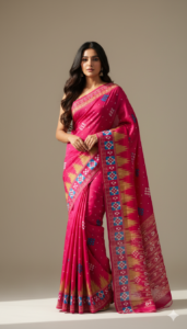 Handloom Cotton Saree JCS220 - Juss Apparels