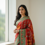 Elegant Handloom Cotton Saree-Juss Apparels