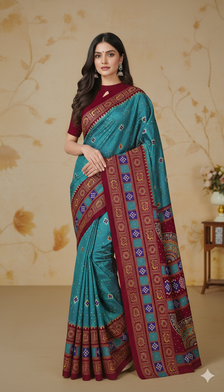Classic Handloom Cotton Saree-Juss Apparels