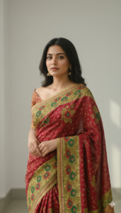 luxury handloom cotton saree-Juss Apparels