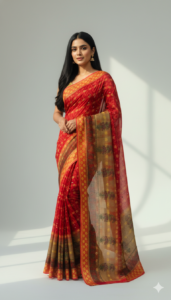 Elegant Pure Cotton Handloom Saree for Women