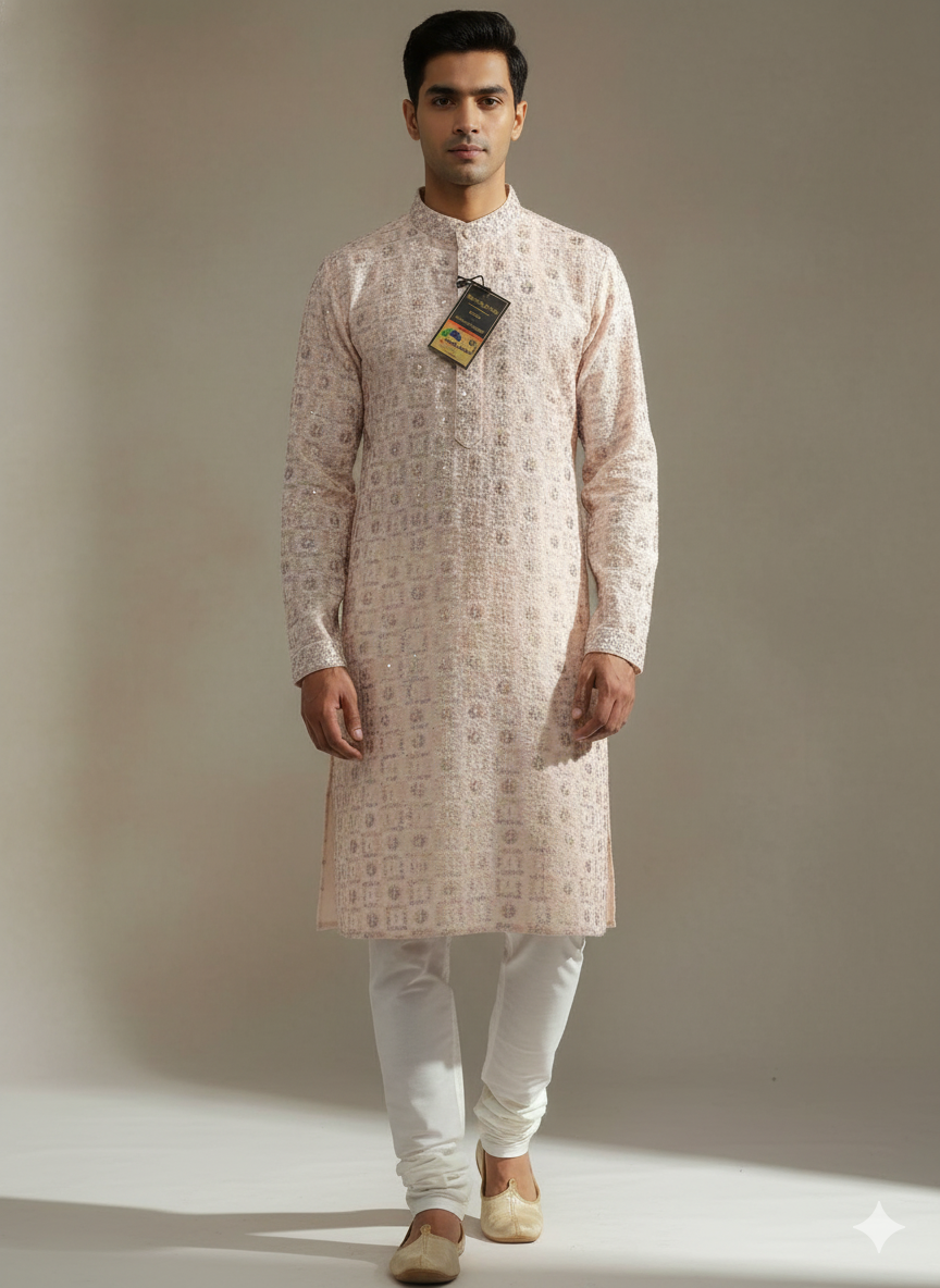 Stylish men’s kurta JKT296 by Juss Apparels