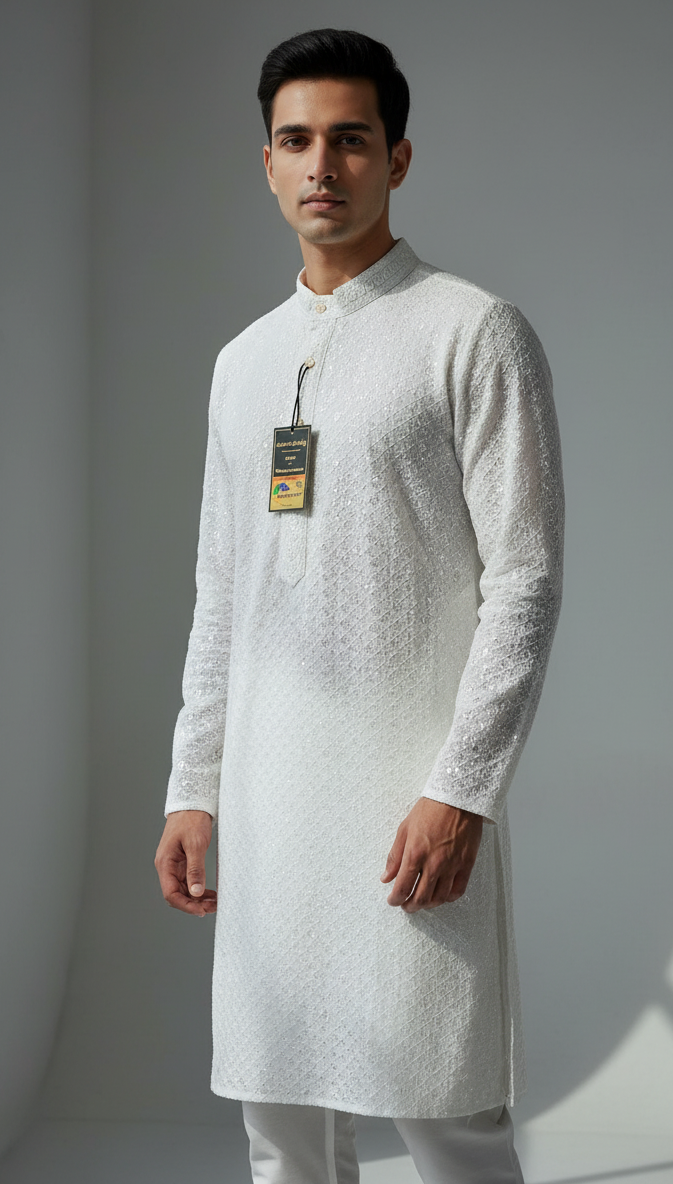 Elegant Men’s Cotton Kurta | Juss Apparels