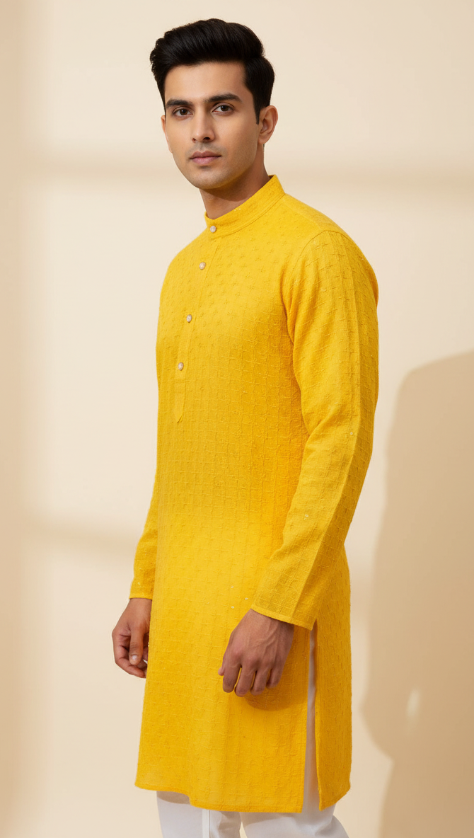 Elegant Men’s Cotton Kurta | Juss Apparels