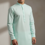 Navy Blue Cotton Kurta Jacket Set JKT373 | Juss Apparels