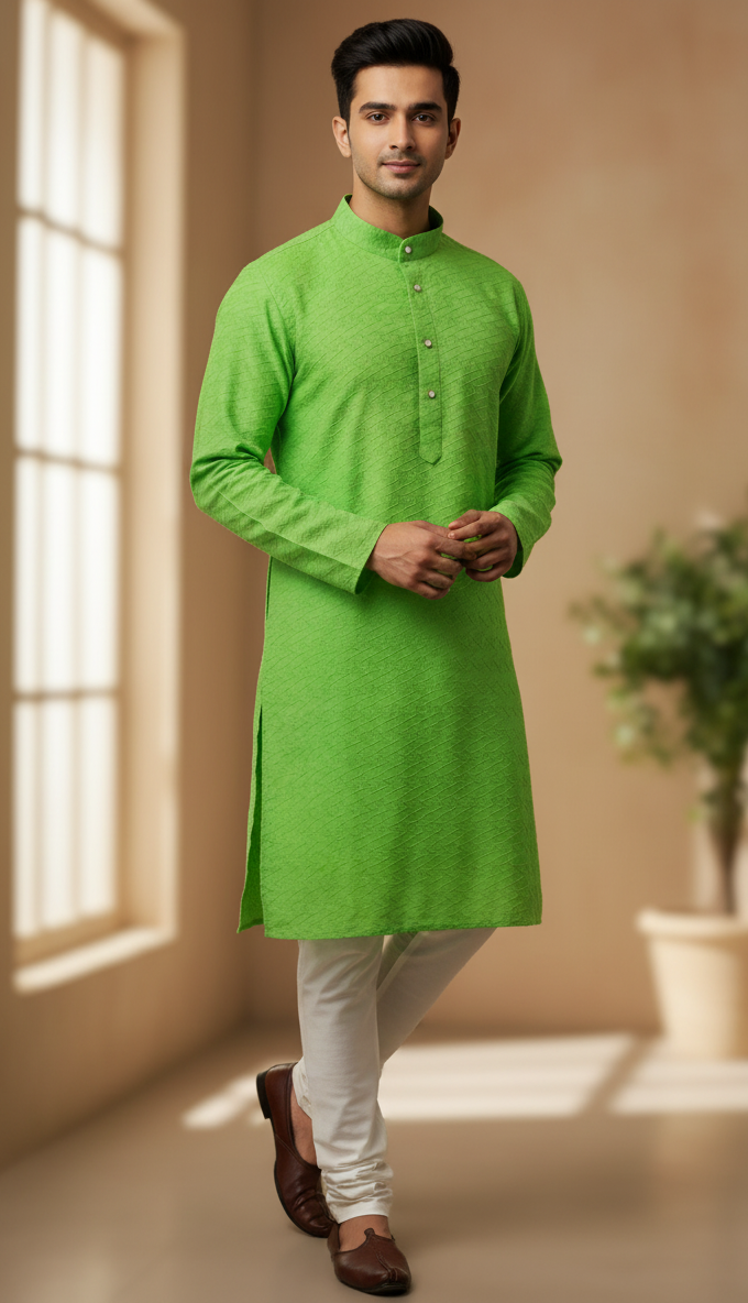 Elegant Cotton Kurta JKT378 by Juss Apparels