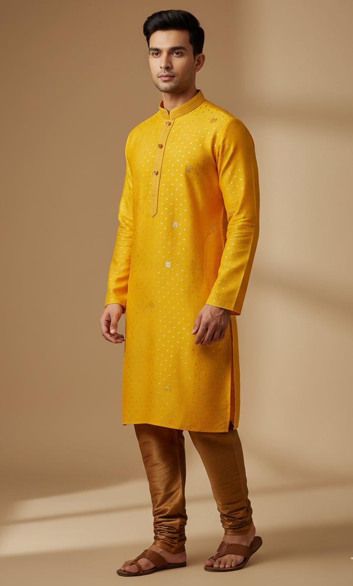 Men’s Cotton Kurta JKT418 | Stylish Fit