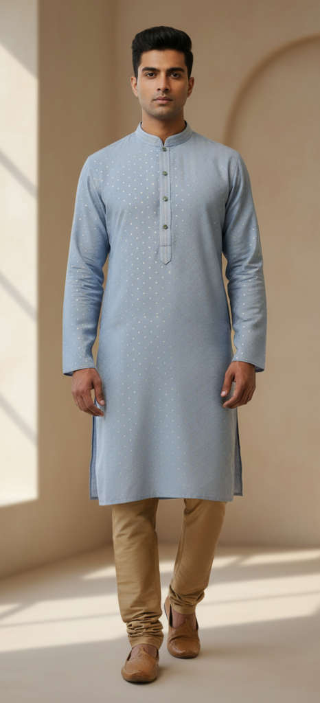 Elegant Men’s Cotton Kurta  | Festive Wear