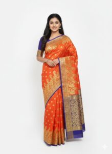 Exquisite Banarasi Bridal Saree Juss Apparel