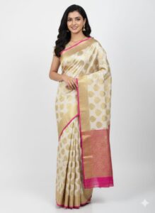 Elegant Banarasi Bridal Saree for Wedding