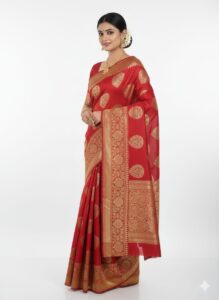 Juss Apparels Banarasi Saree-Wedding Wear