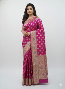 Banarasi Bridal Saree by Juss Apparels