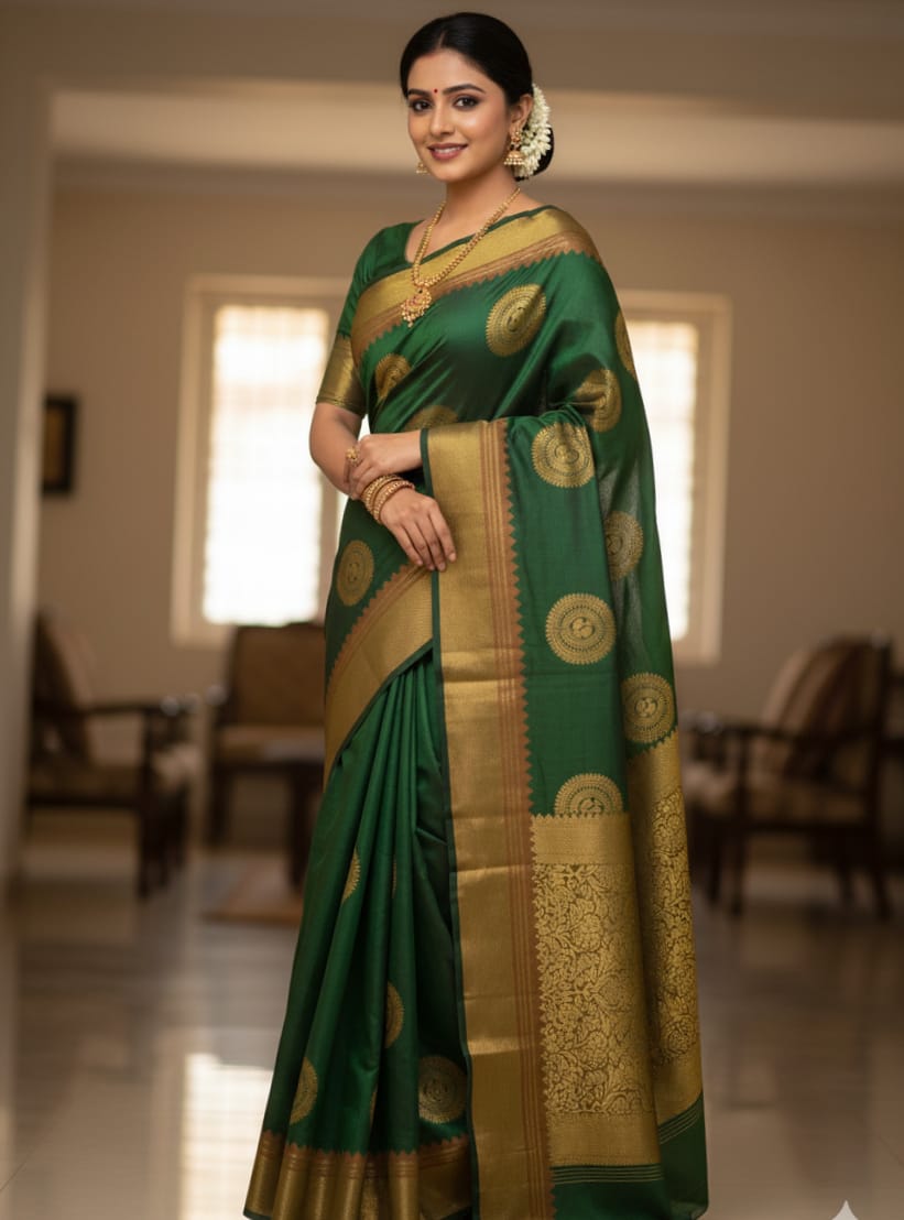 Premium Bangalore Silk Saree - Juss Apparels