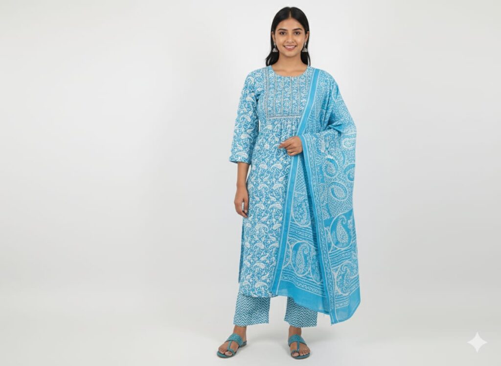 Trendy Women’s Kurti Set | Stylish Wear