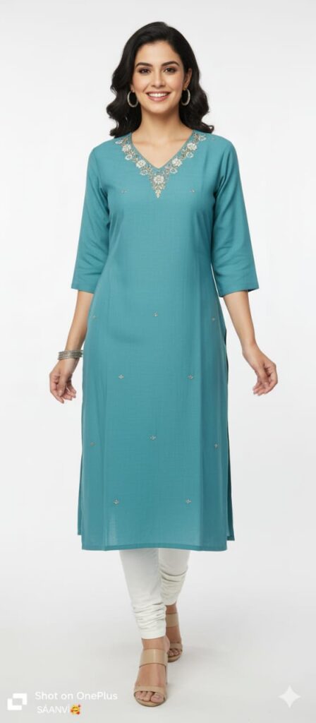 Premium Cotton Kurti Women by Juss Apparel