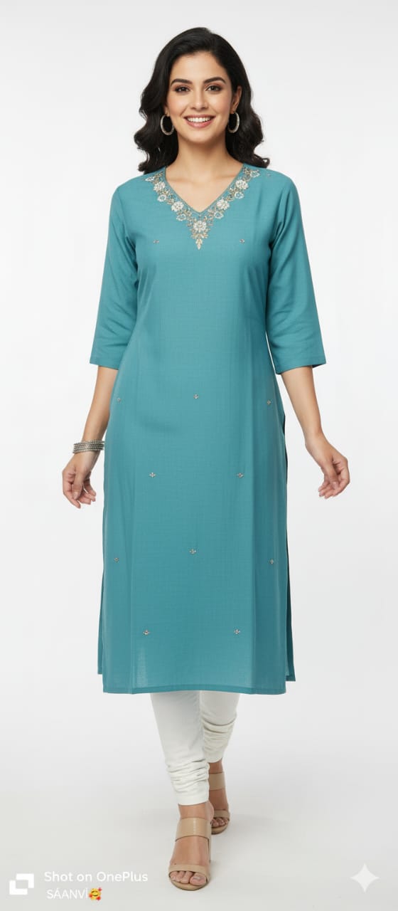 Premium Cotton Kurti Women by Juss Apparel