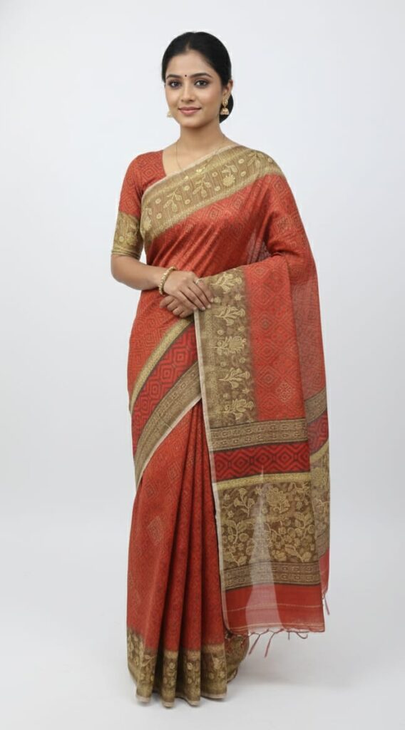Cotton Saree Soft & Comfortable Daily Wear