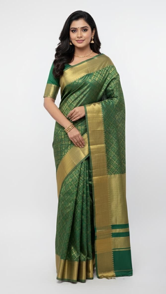 Timeless Bangalore Silk Saree Juss Apparels